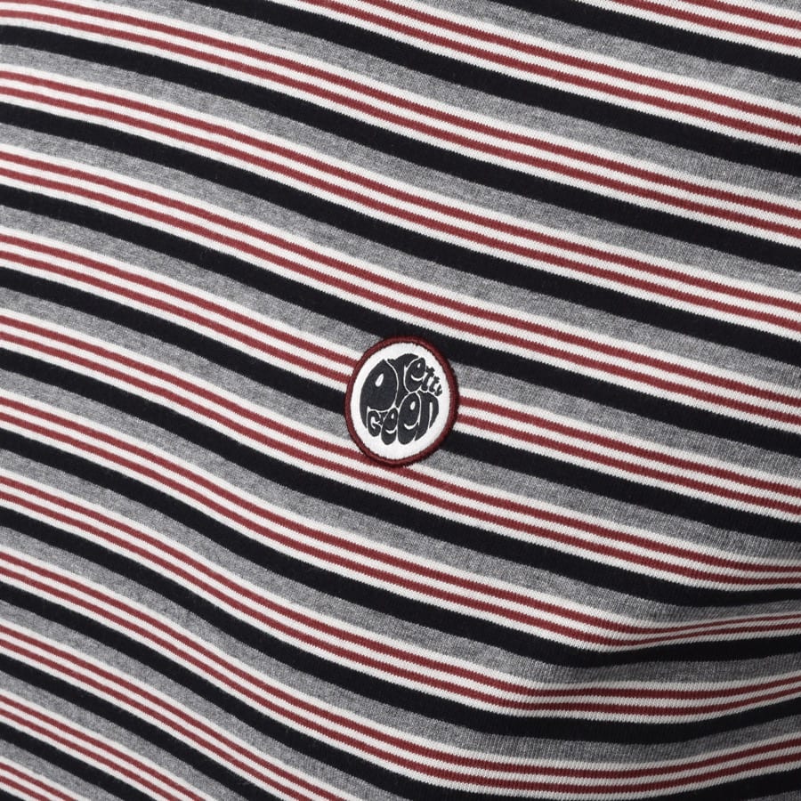 Alternative Image for ProductPretty Green Multi Stripe T Shirt Red3